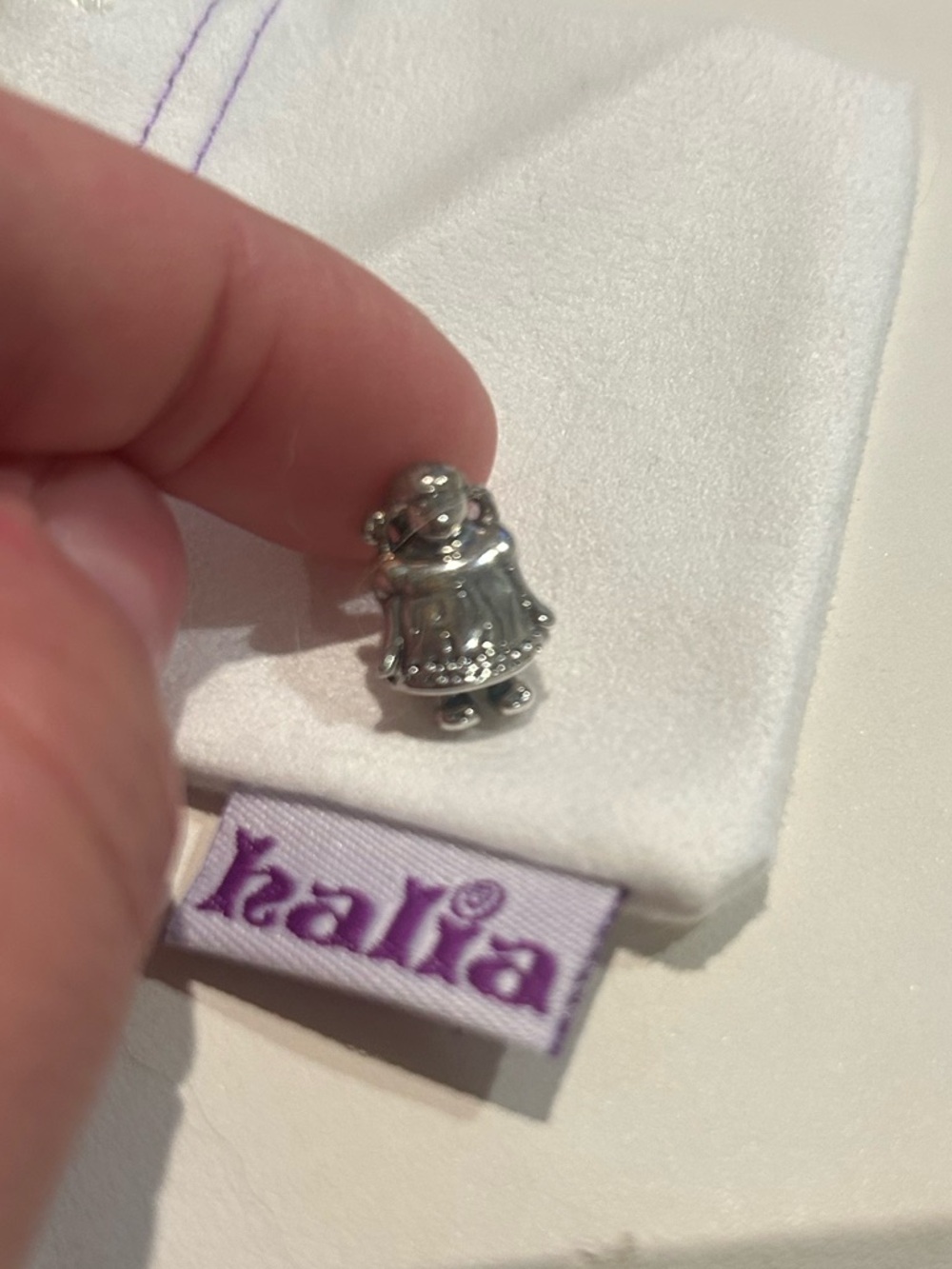 Halia “Innocence” Little Girl Charm - Sterling Silver